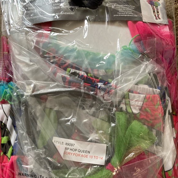 Dreamgirl Neon Pink Punk Rock Hip Hop Princess - Picture 3 of 4